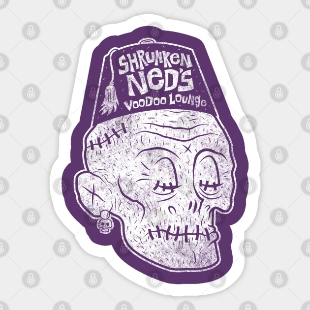 Shrunken Ned's Sticker by chrisraimoart